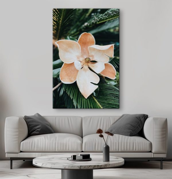 Tropical bloom in lush greenery Tropical bloom in lush greenery