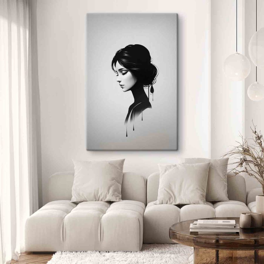 Monochromatyczna elegancja w profilu