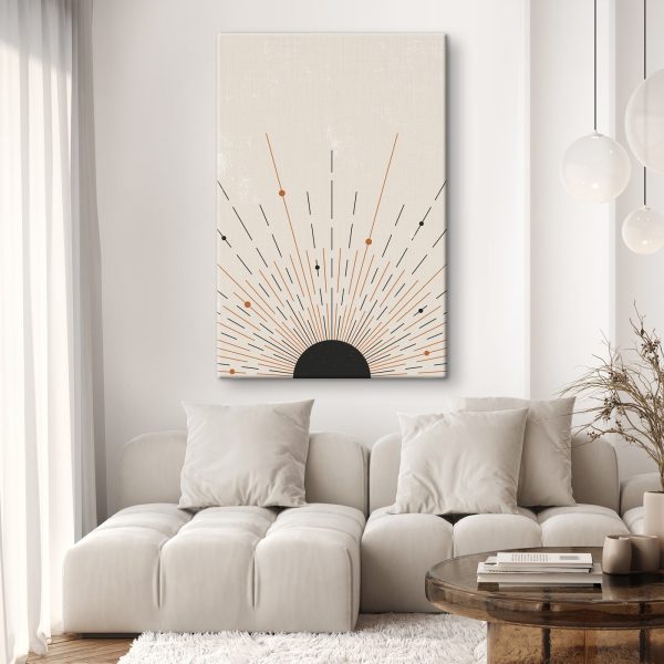 Sunburst z liniami i kropkami Sunburst z liniami i kropkami