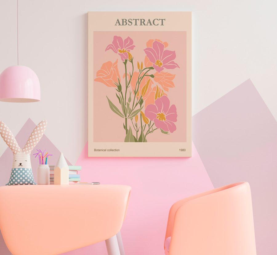 Vintage Botanical Elegance, 1980