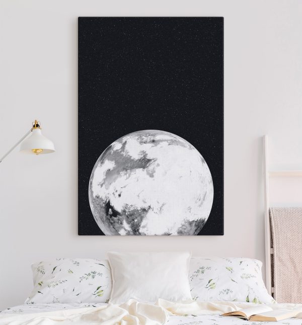 Planeta w kosmosie z gwiazdami Planeta w kosmosie z gwiazdami