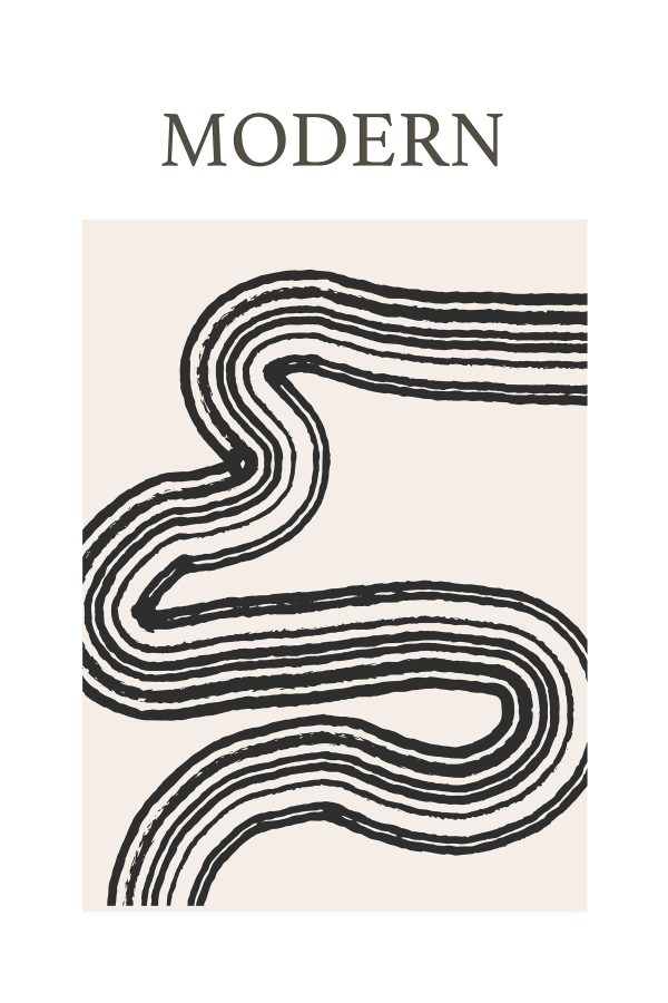Black and white line art Black and white line art