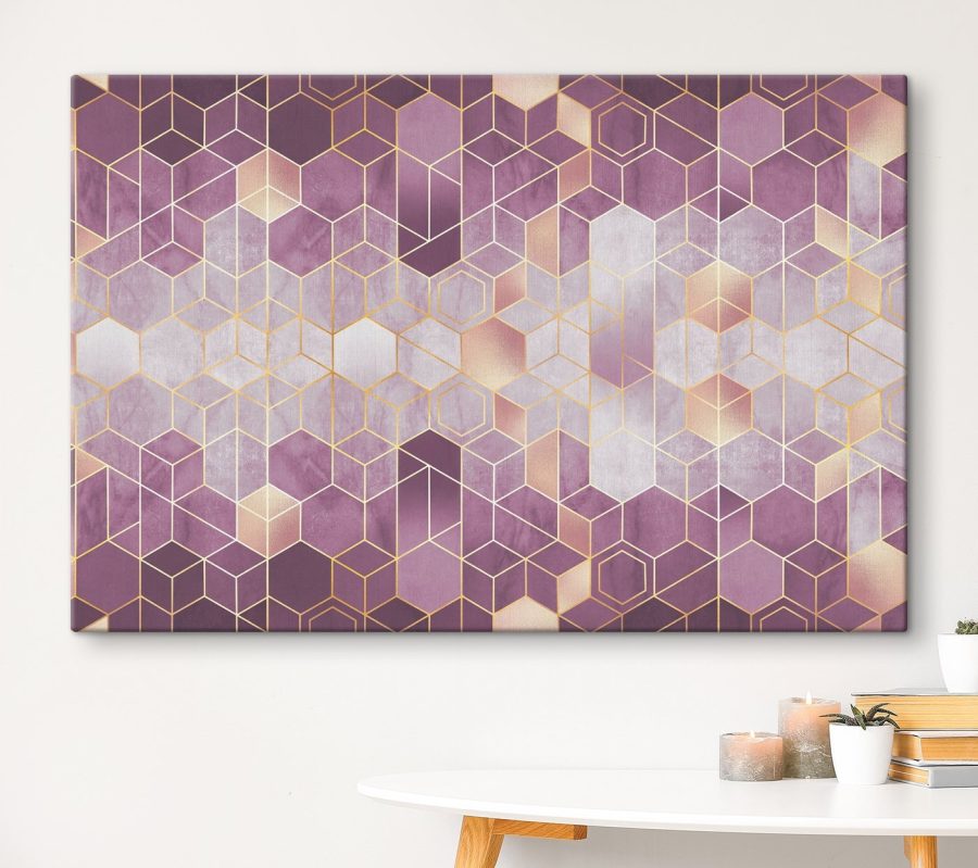 Subtelna elegancja w geometrycznych wzorach