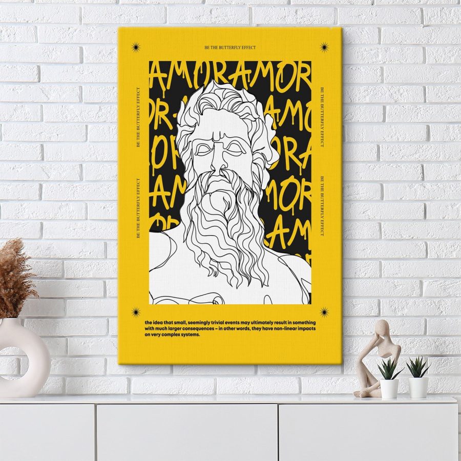 Plakat z twarzą mężczyzny Plakat z twarzą mężczyzny