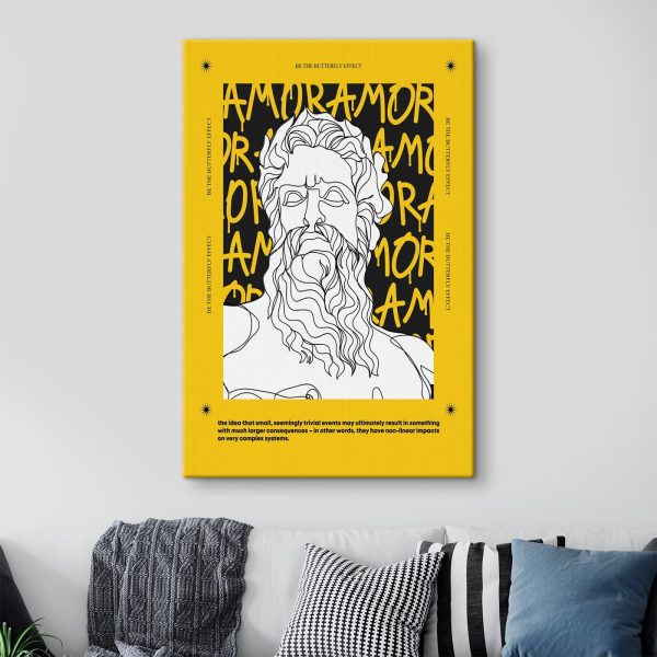 Plakat z twarzą mężczyzny Plakat z twarzą mężczyzny