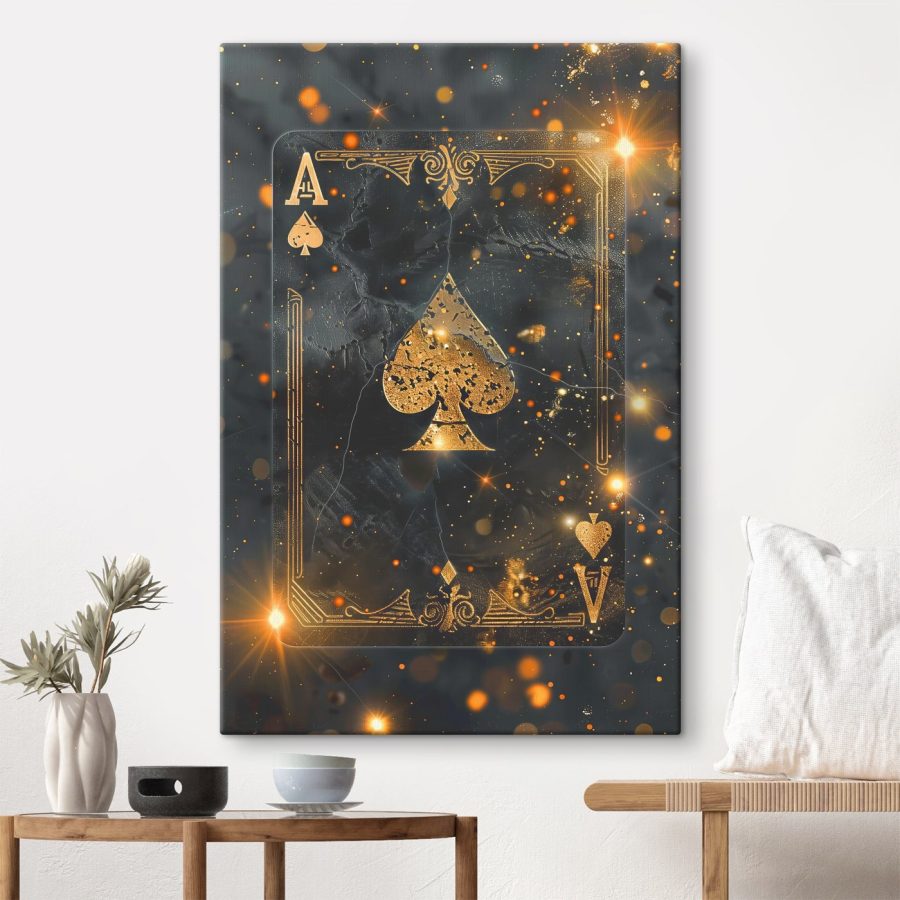 Obraz Ace of Spades w gwieździstej atmosferze