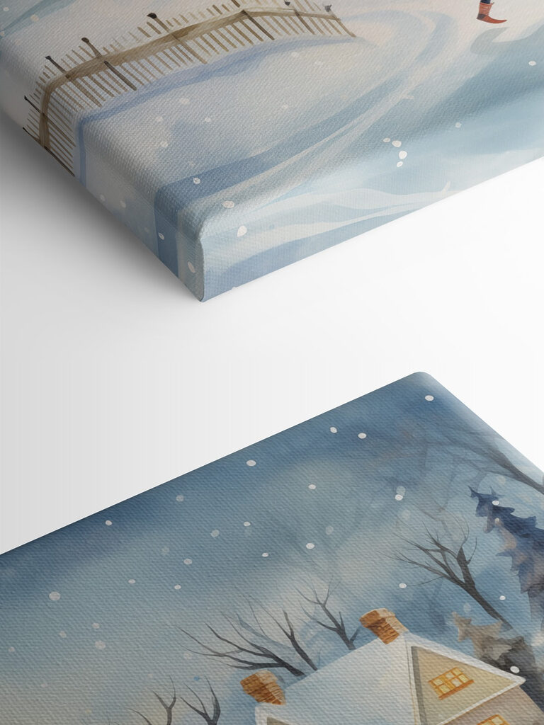 Couple of girls walking in the snow