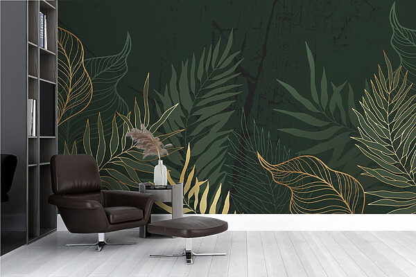 Botaniczna elegancja na ciemnym tle Botaniczna elegancja na ciemnym tle