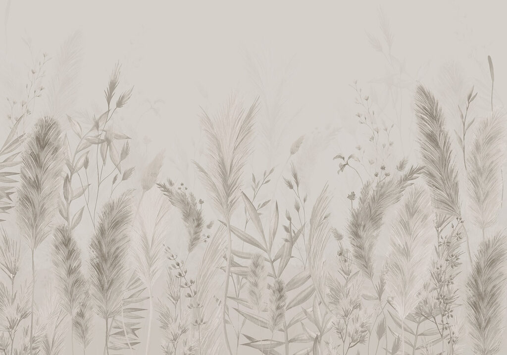Kapryśna ilustracja botaniczna w neutralnych kolorach Kapryśna ilustracja botaniczna w neutralnych kolorach