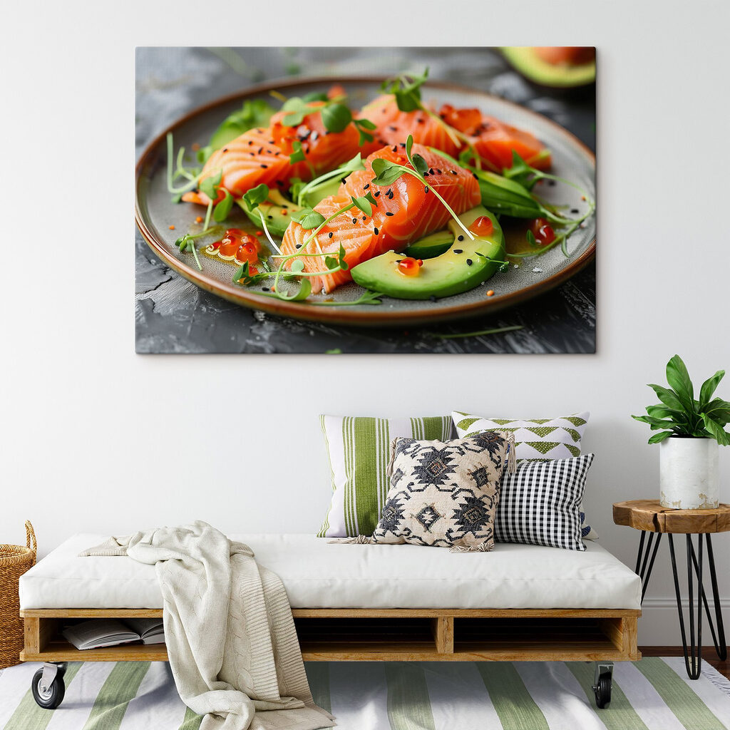 Plate of food on a table Plate of food on a table