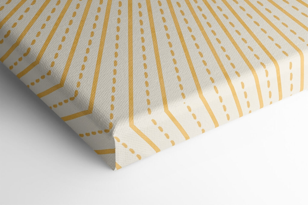 Sun with lines and dots