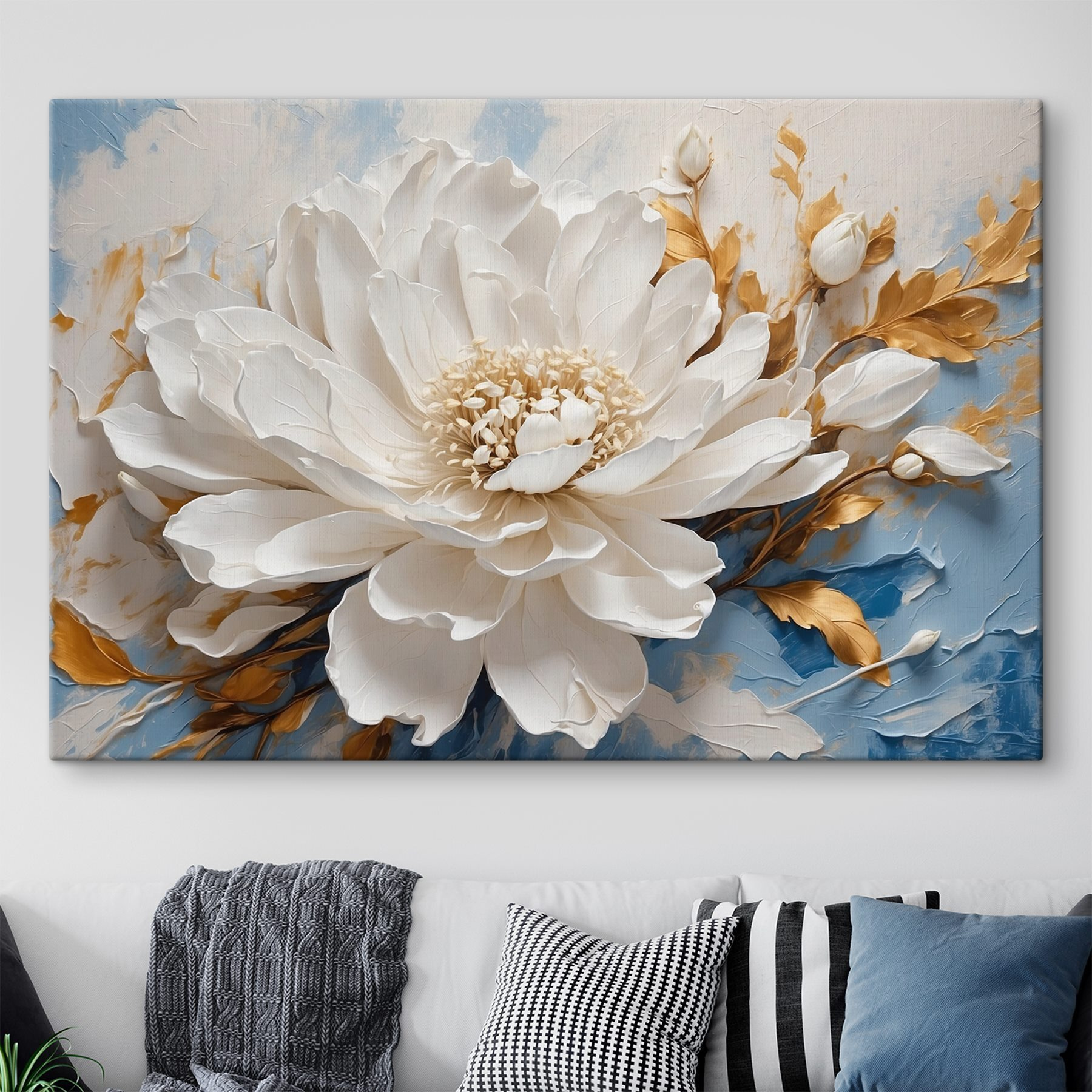 Delicate petals in soft colors