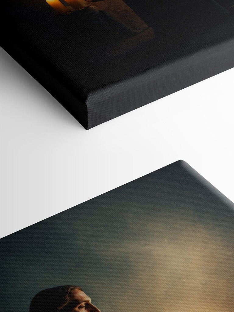 Man holding a candle