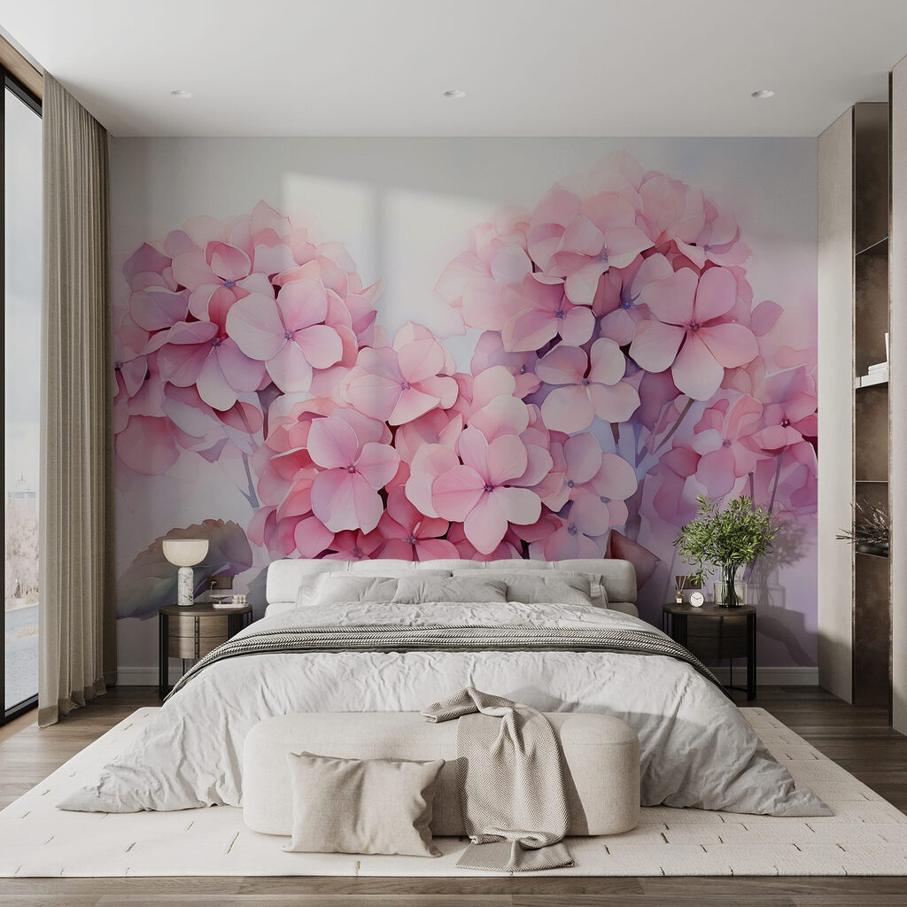 Group of pink flowers