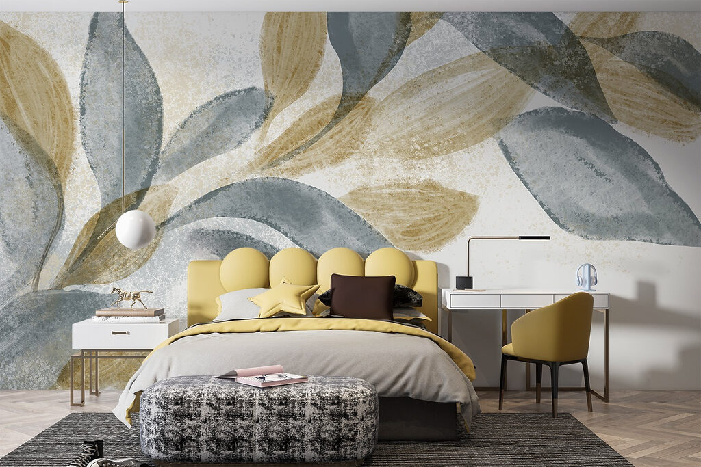 Soft leaves in gentle hues Soft leaves in gentle hues