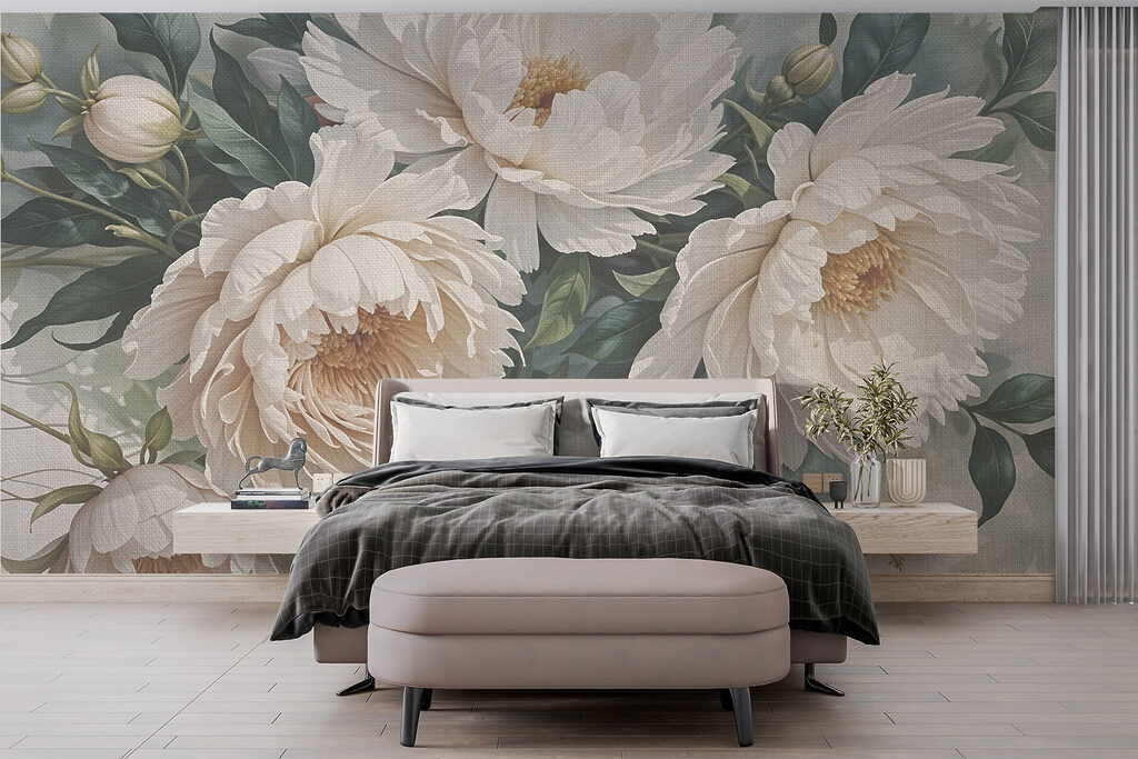 Delicate blooms in soft hues