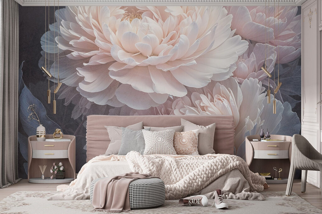 Group of white flowers