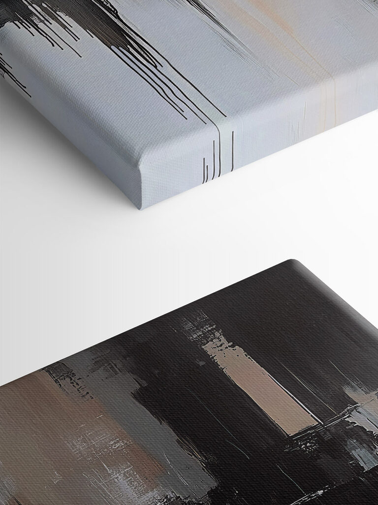 Black and white painting