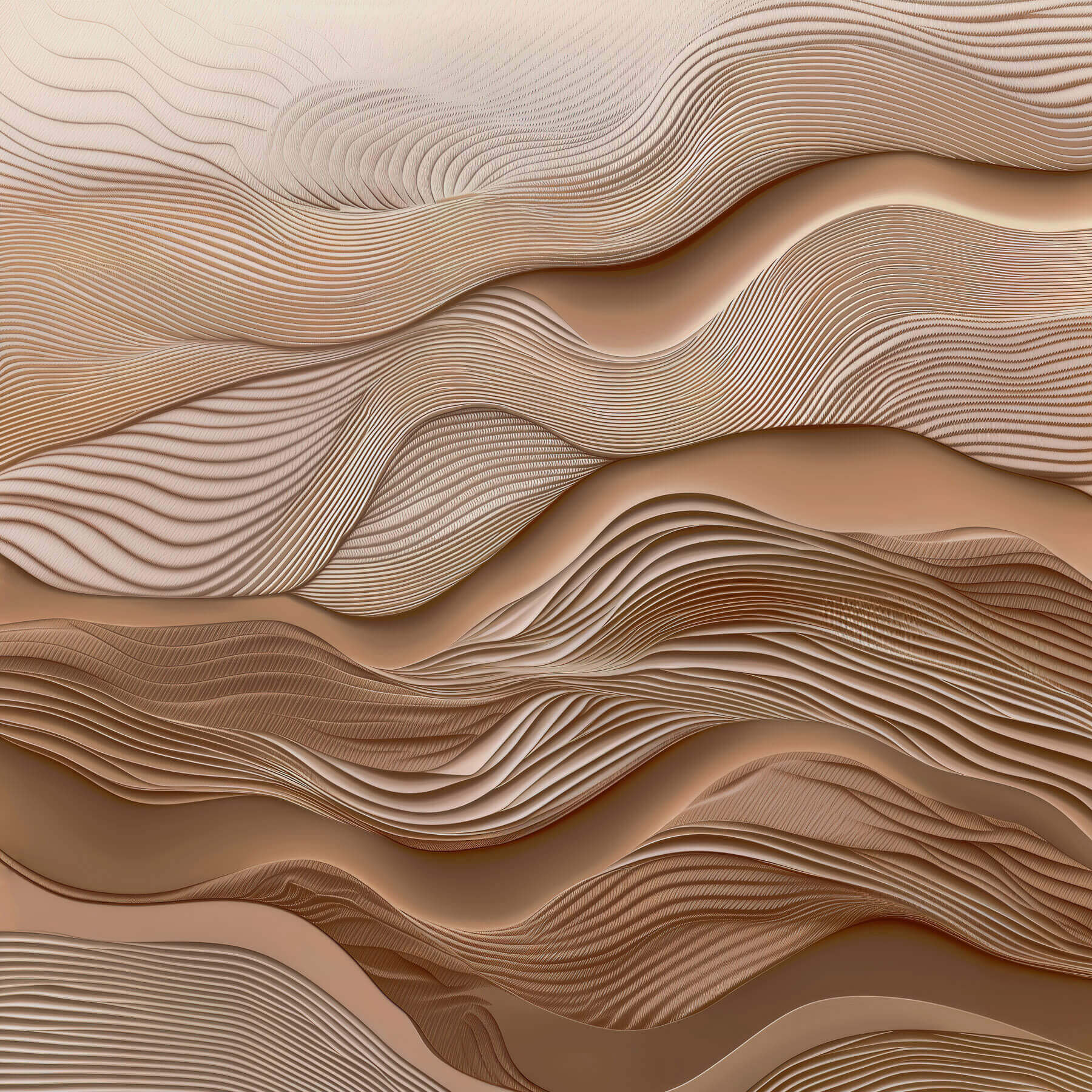 Soft waves of textured design