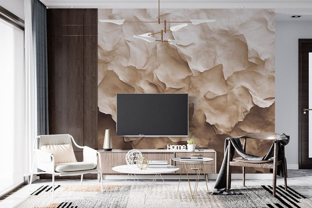 Abstract texture in warm tones