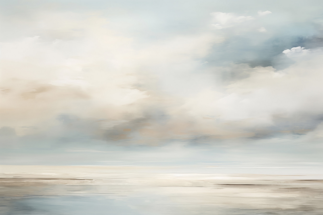 Cloudy sky over a body of water