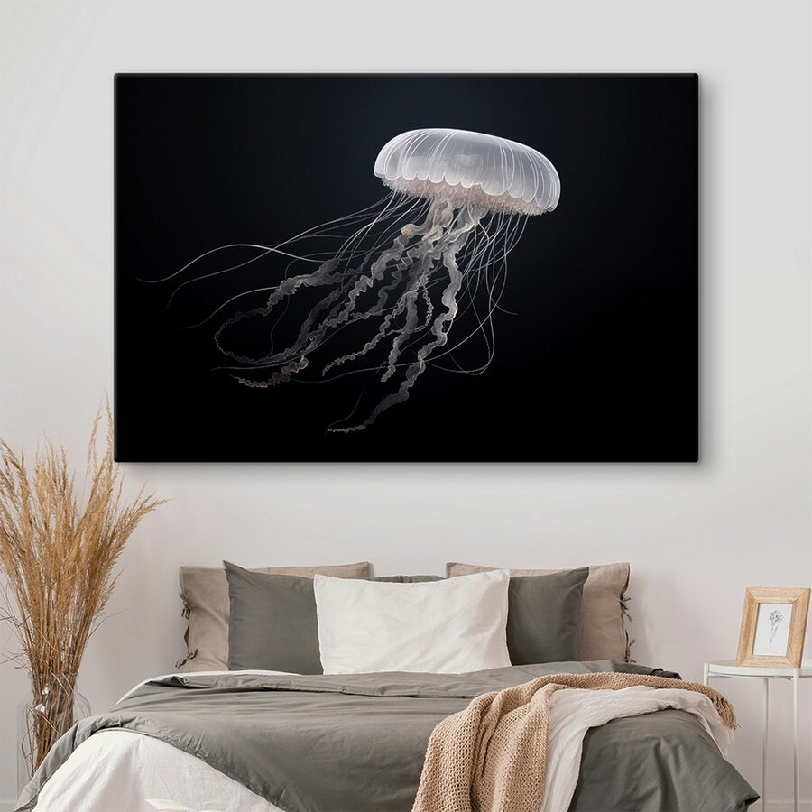 Meduza z długimi mackami