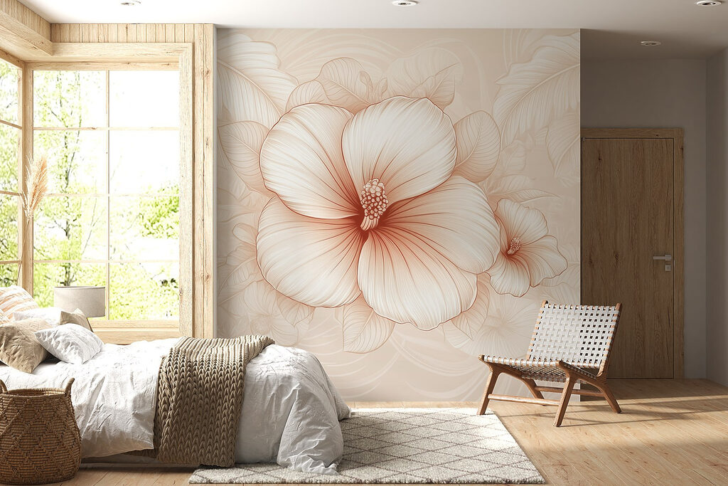 Delicate blooms in soft tones
