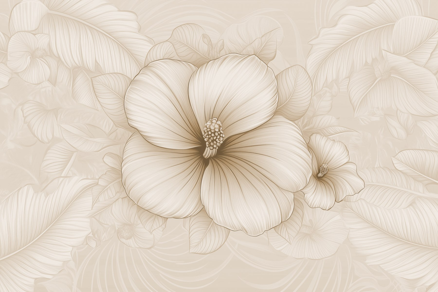 Soft blooms on a delicate background Soft blooms on a delicate background
