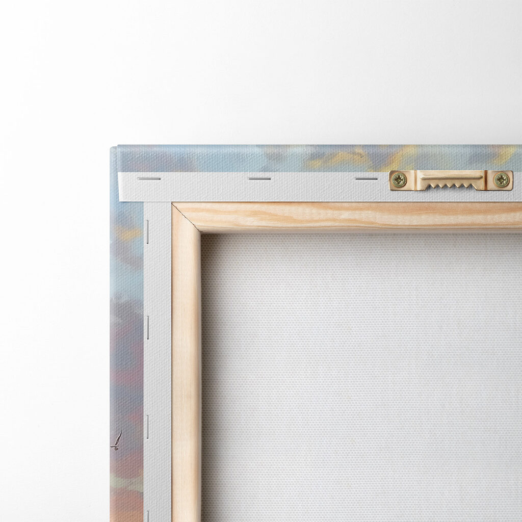 Painting of a ship sailing on the water