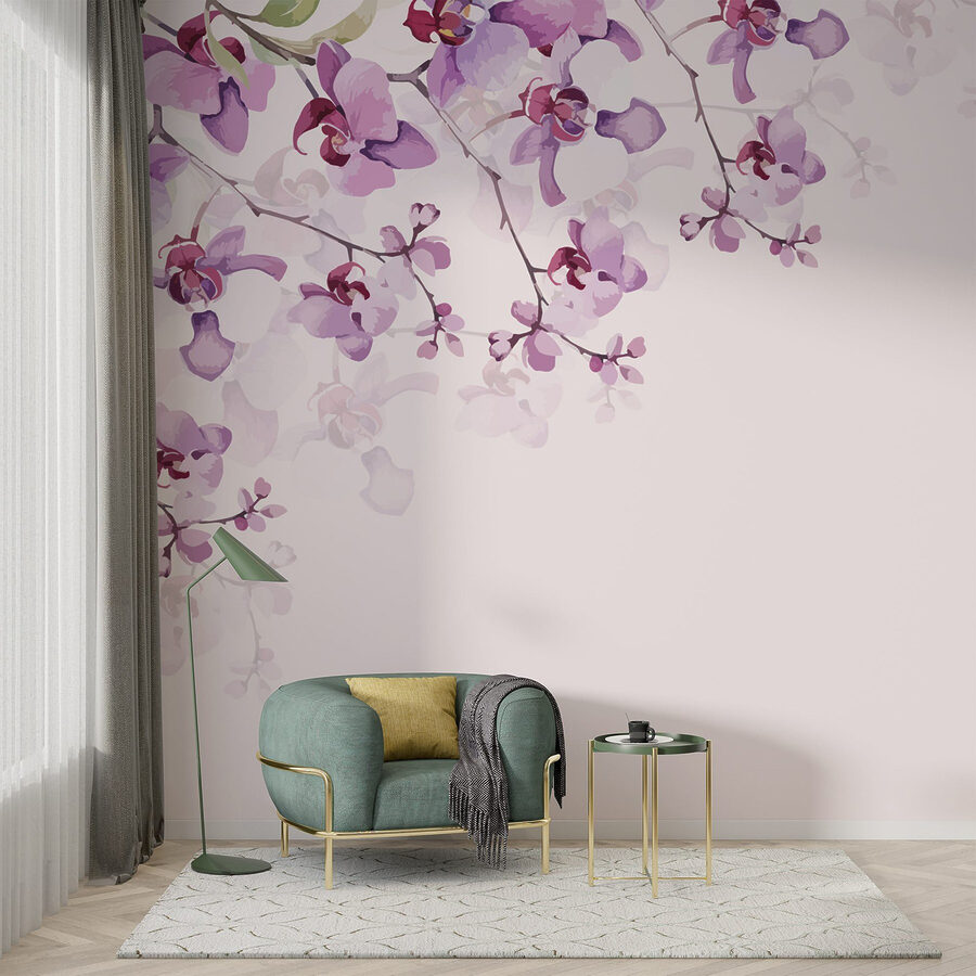 Delikatne orchidee w miękkich pastelowych odcieniach