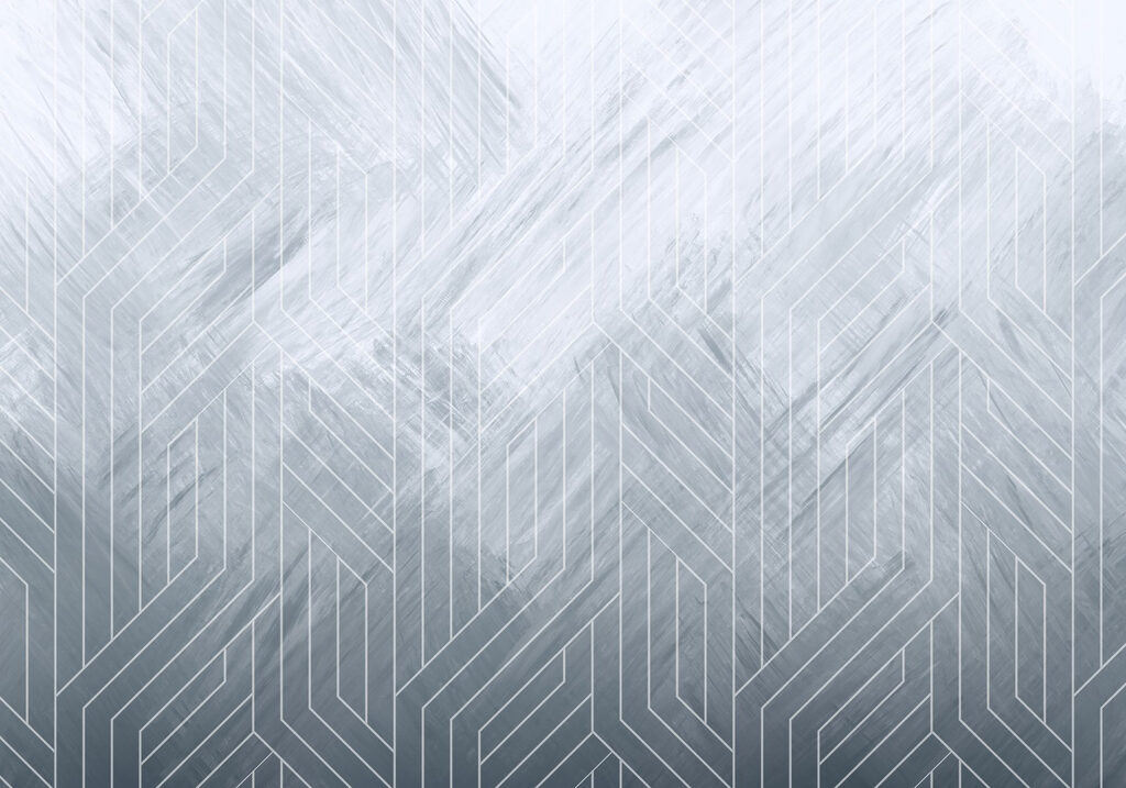 White lines on a gray surface