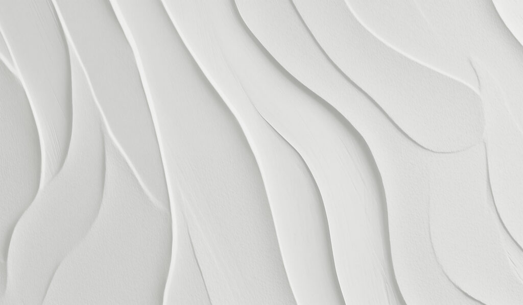 White surface with wavy lines
