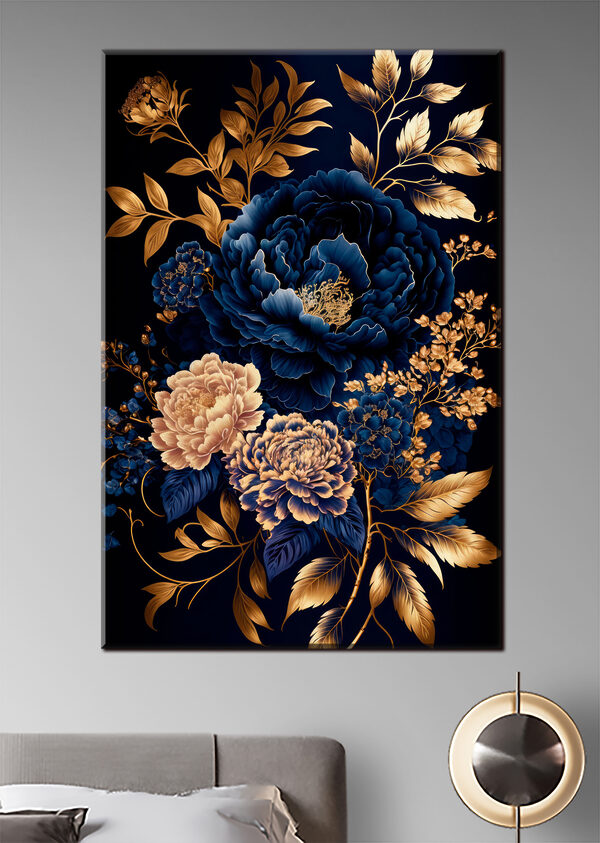 Vibrant floral arrangement on dark background Vibrant floral arrangement on dark background