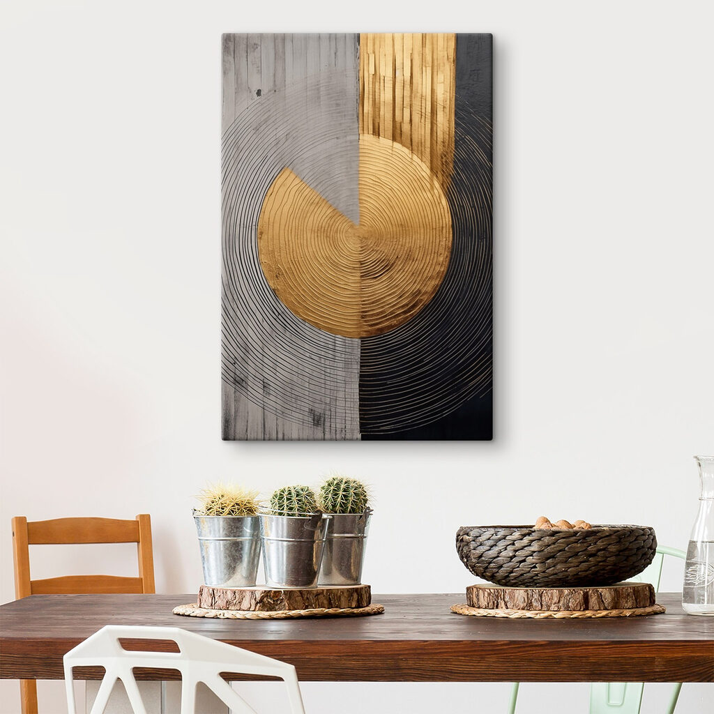 Textured circles in contrasting tones Textured circles in contrasting tones