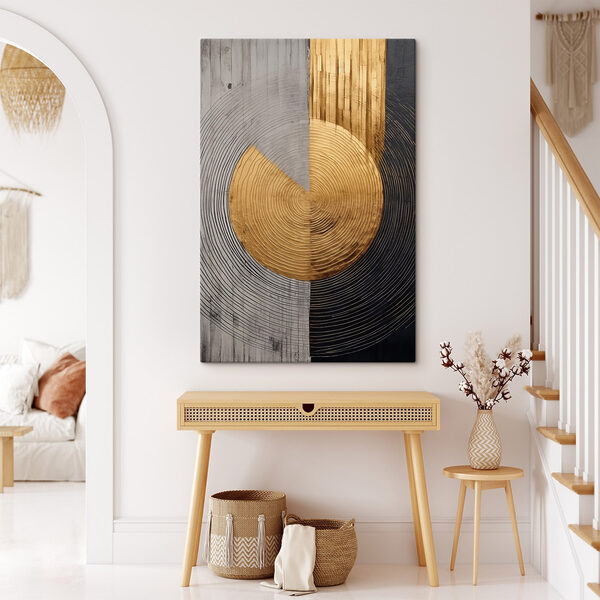 Textured circles in contrasting tones Textured circles in contrasting tones