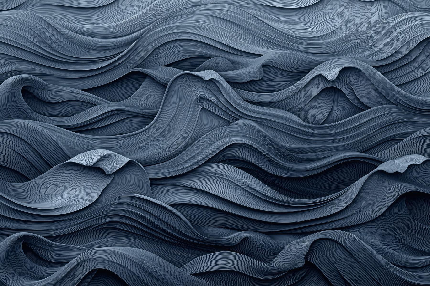 Grey wavy pattern on a surface
