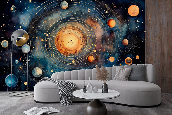 Malowanie planet w przestrzeni kosmicznej Malowanie planet w przestrzeni kosmicznej