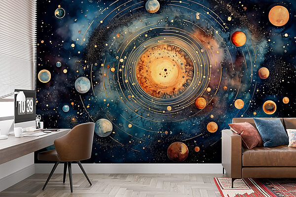 Malowanie planet w przestrzeni kosmicznej Malowanie planet w przestrzeni kosmicznej