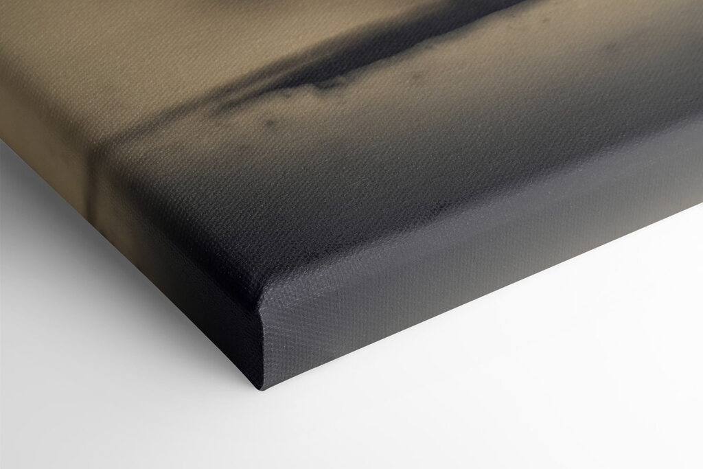 Horse running in the snow