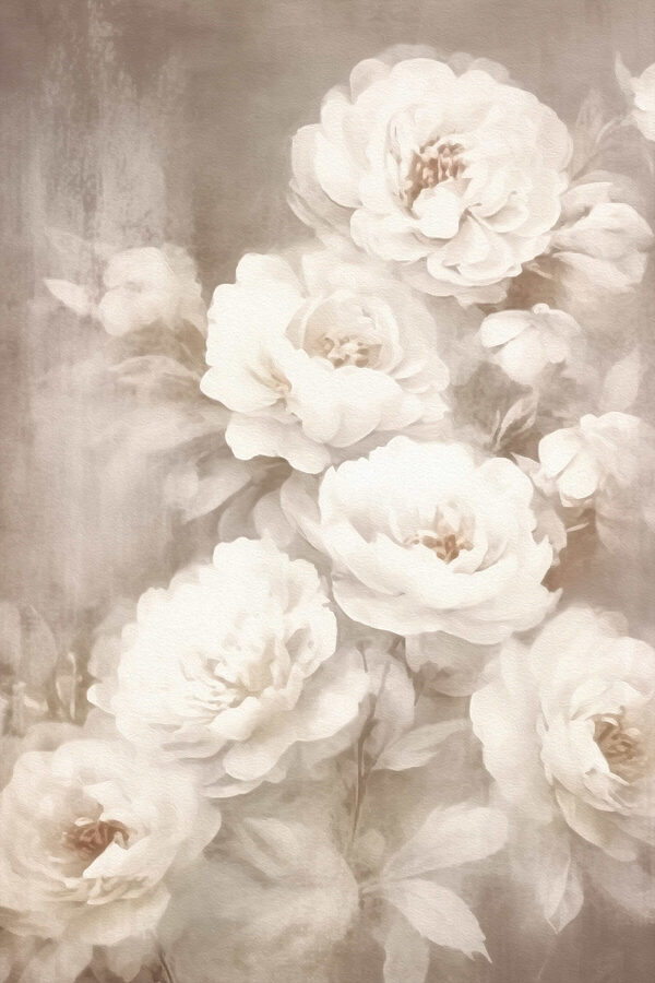 Delicate blooms in soft tones