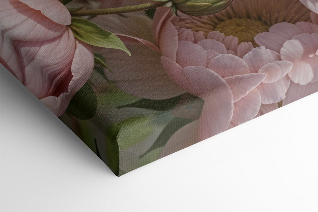 Delicate blooms in soft hues