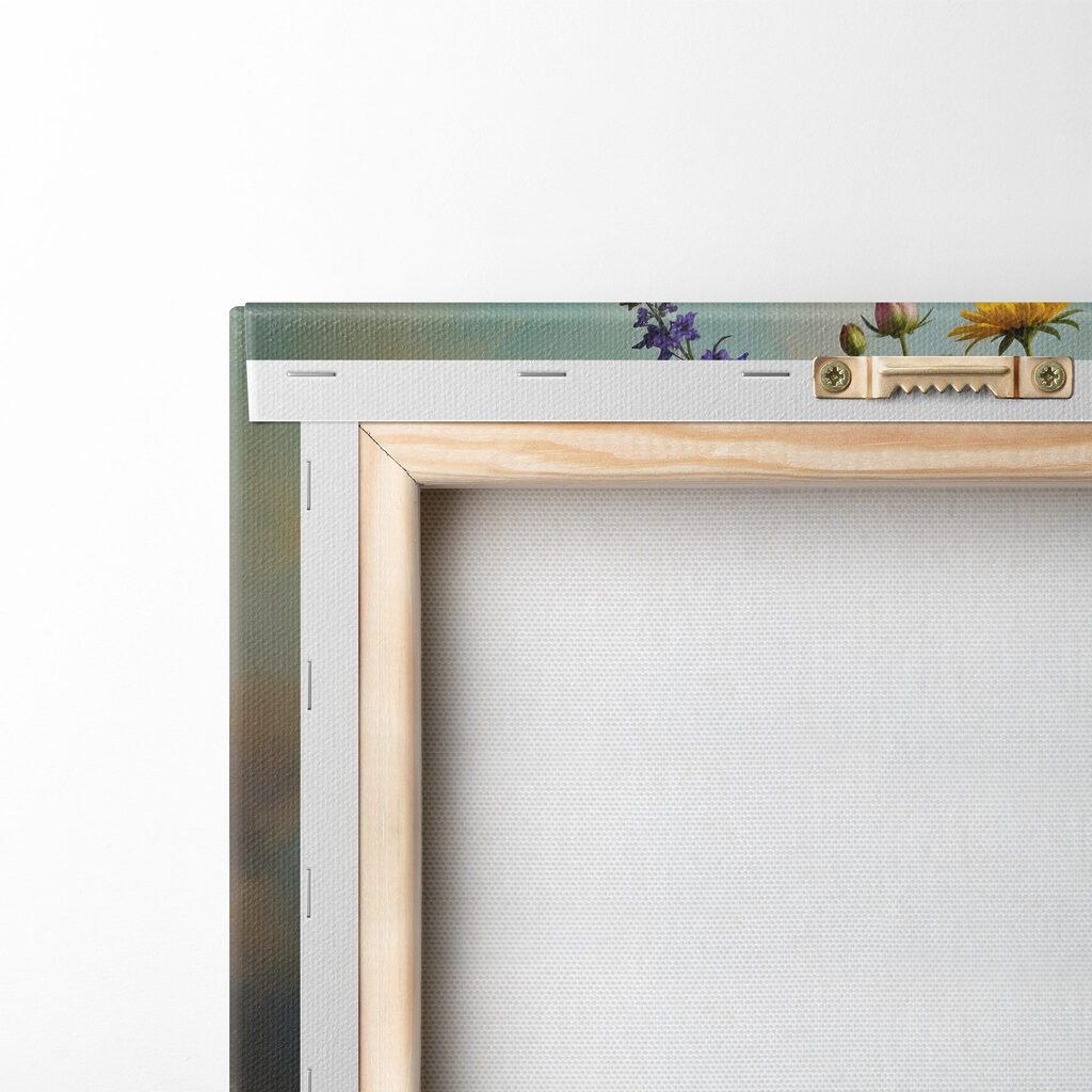 Vase of flowers on a table