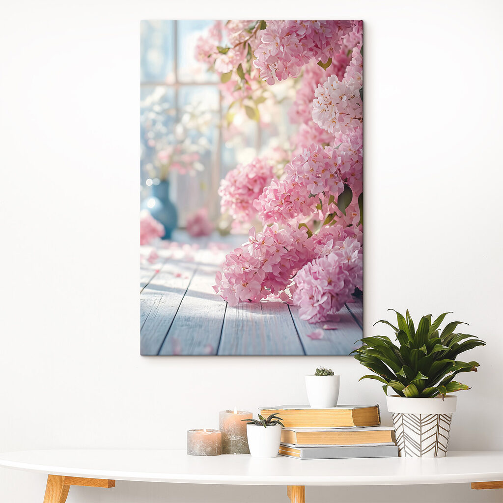 Bunch of pink flowers