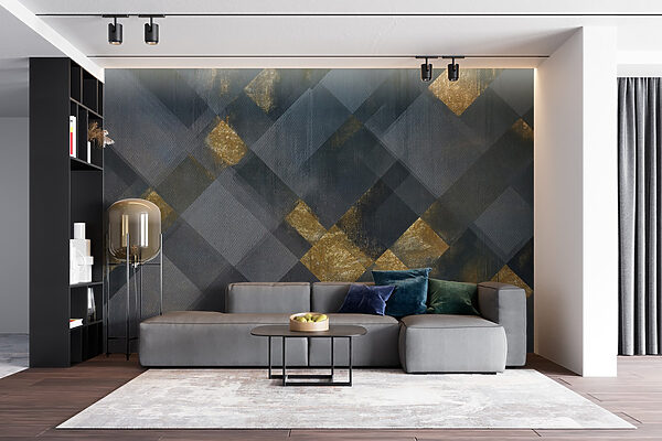 Abstract geometric pattern with texture