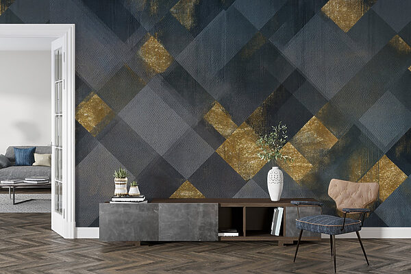 Abstract geometric pattern with texture