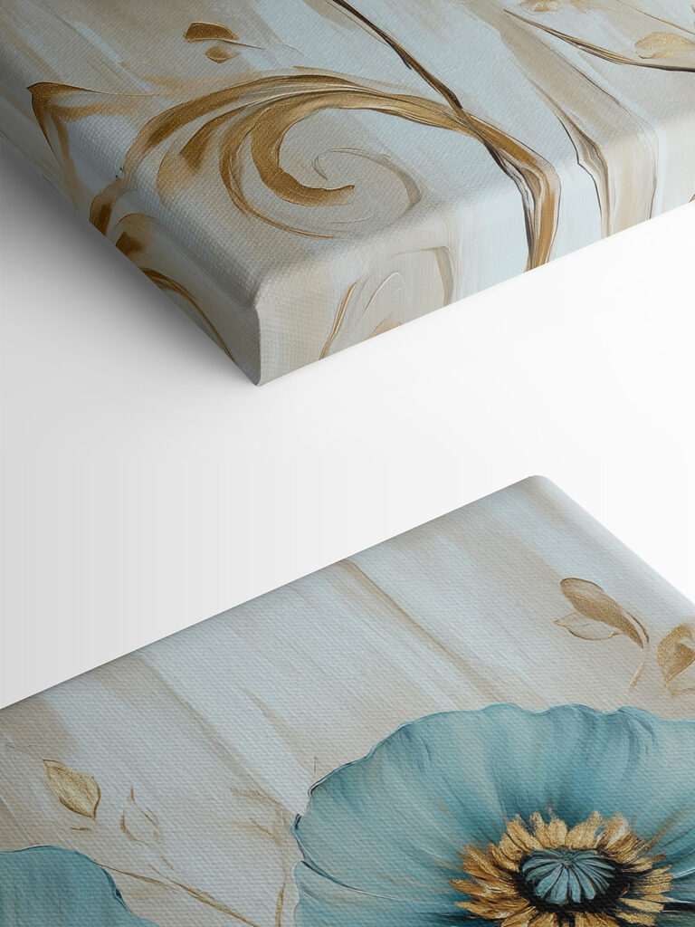 Delicate blooms in soft hues