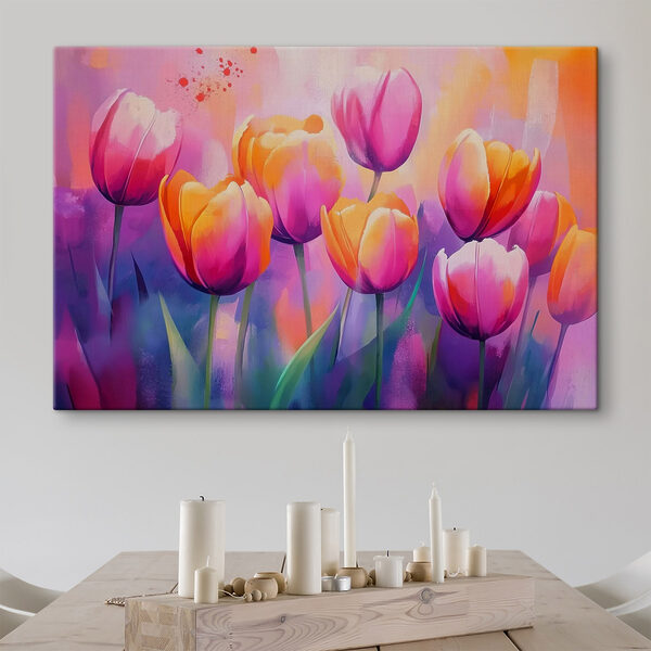Malowanie tulipanów Malowanie tulipanów