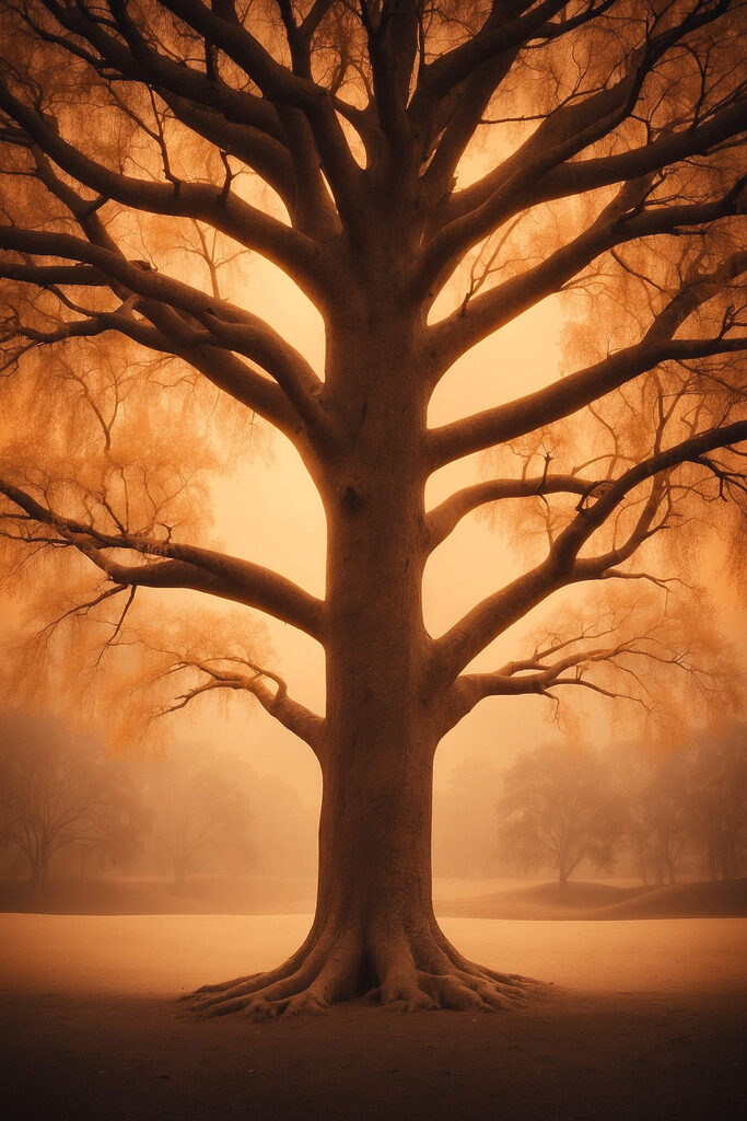 Large tree with no leaves Large tree with no leaves