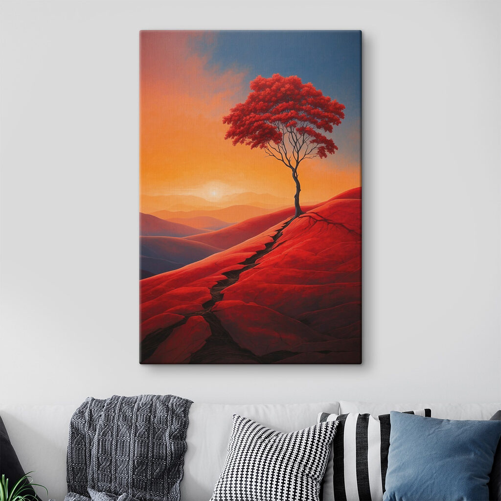 Tree on a hill