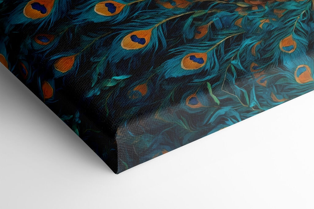 Painting of a peacock Painting of a peacock